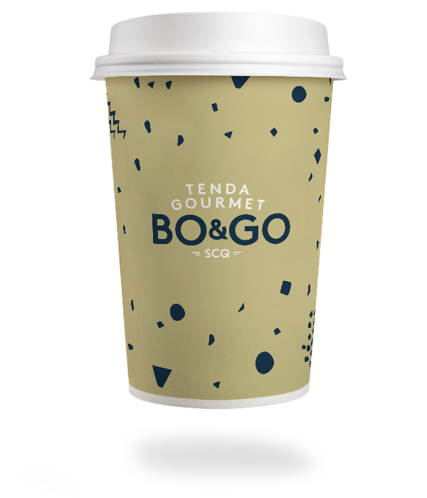 Vaso de café Bo&Go Santiago de Compostela