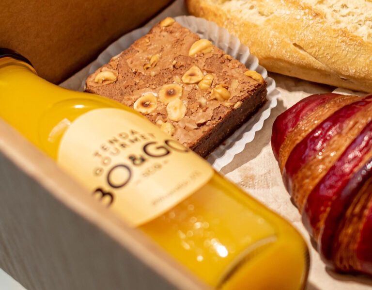 Desayuno empaquetado para enviar con Bo&Go Delivery
