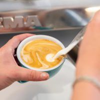 Cafe Latte de especialidad en Bo&Go